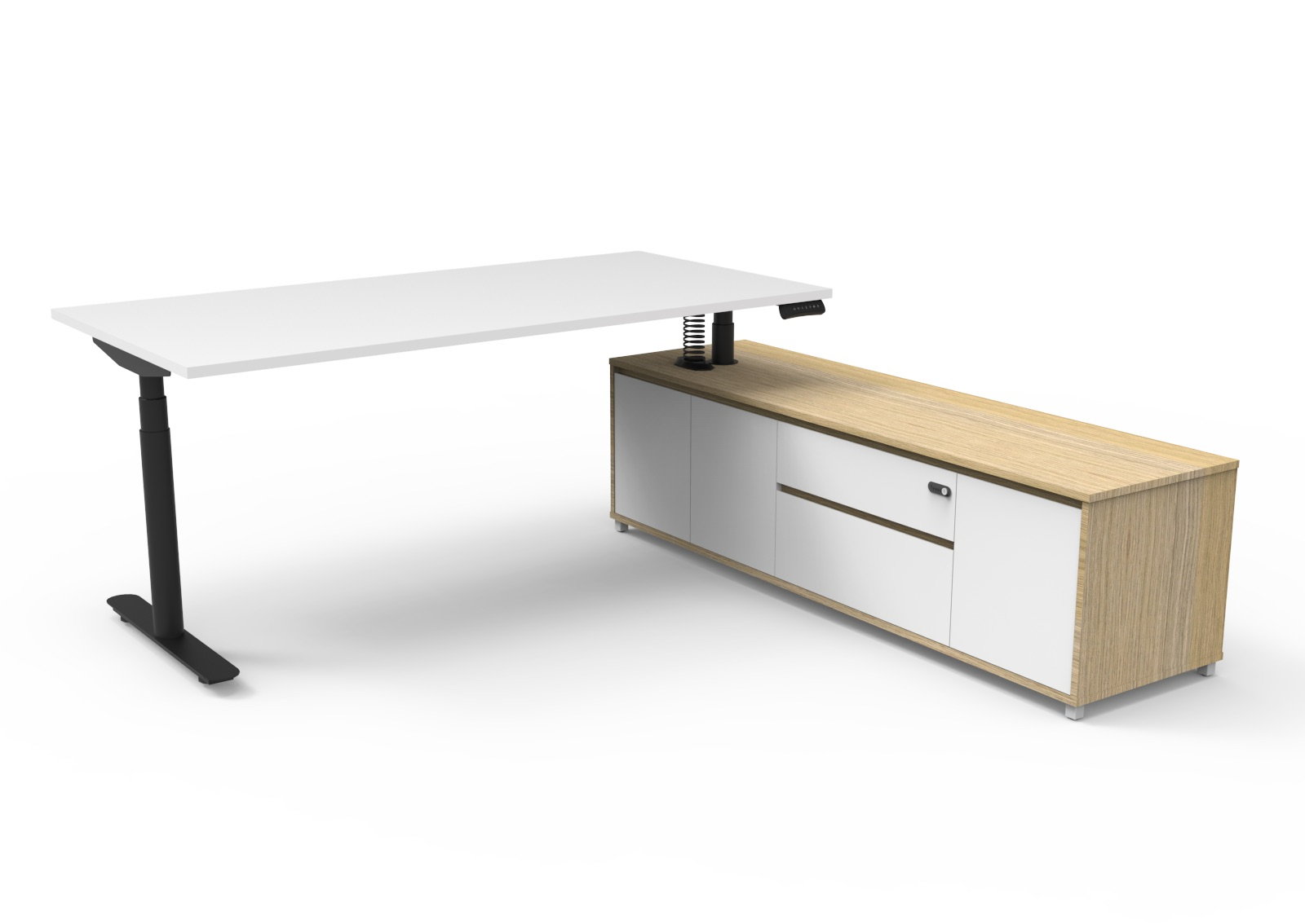 Halo+ Executive Desk 217 - RH Hand Side Configuration 